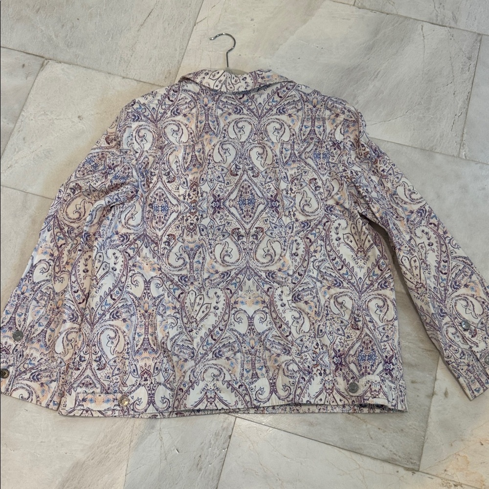 Chico's Multicolor Paisley Jacket - image 5